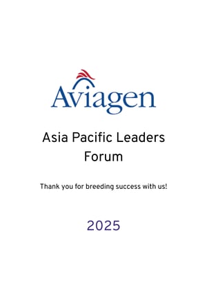 Aviagen Asia Pacific Leaders Forum Award