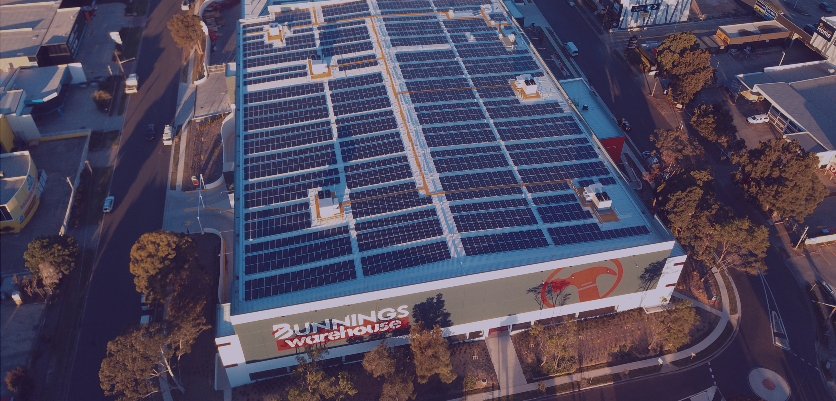 Bunnings Warehouse rooftop solar installation